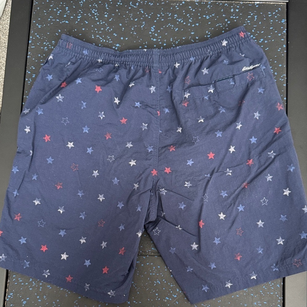 Eddie Bauer Blue Mesh-Lined Shorts - Picture 4 of 4